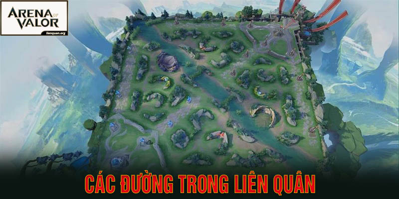 Các Đường Trong Liên Quân - Vai Trò Và Đặc Điểm Từng Vị Trí